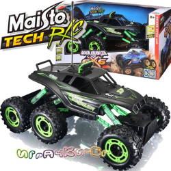 Maisto Tech Джип Rock Crawler 6x6 с дистанционно Green 82745